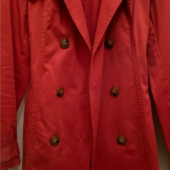 Daisy Fuentes Large Belted Pea Coat - Picture 3 of 6